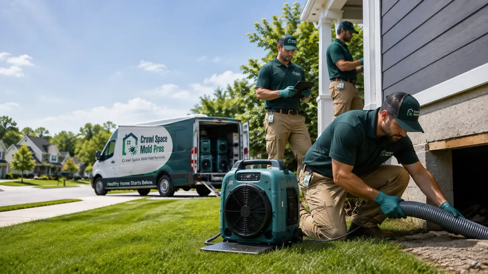 Crawl Space Mold Removal in Rockwell, IA